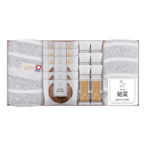 名入れ アンド ベイクドスイーツ＆今治タオル詰合せBOX Ｃ