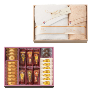 アンリ・シャルパンティエ タルト・フリュイ・アソートLと今治謹製 至福タオル タオルセット