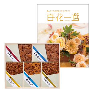 浅草今半 牛肉佃煮詰合せとカタログギフト 百花一選 くちなし