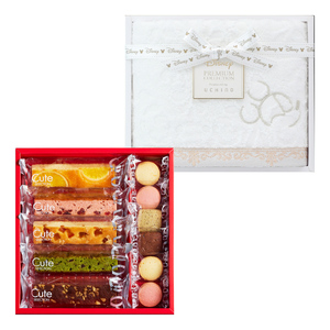 ひととえ キュートセレクションＣと ディズニー フェイスタオル