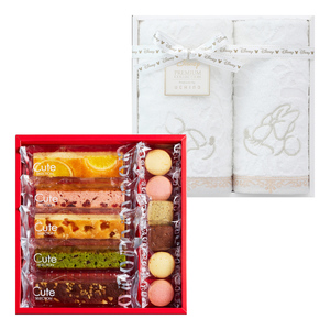 ひととえ キュートセレクションＣと ディズニー タオルセット