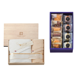 銀座ブールミッシュ ギフトセットAと今治謹製 至福タオルB