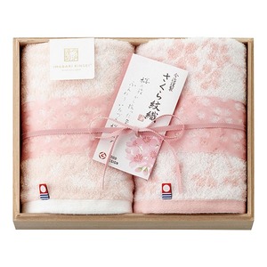 今治謹製 さくら紋織 ウォッシュタオル2枚セット