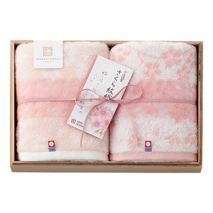 今治謹製 さくら紋織 フェイスタオル2枚セット