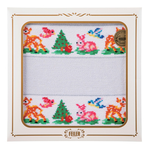 フェイラー ティップトップフォレストボーダー ハンカチ