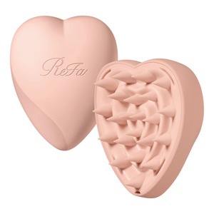 リファ ハートブラシ フォースカルプ マットピーチ