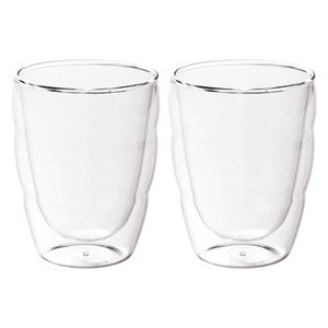 ボダム ペアダブルウォールグラス