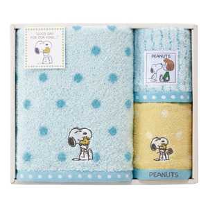 スヌーピー ハグ バス・ウォッシュタオルセット