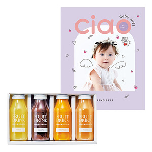 ディーン＆デルーカ フルーツドリンク4本セットとカタログギフト チャオ おもい