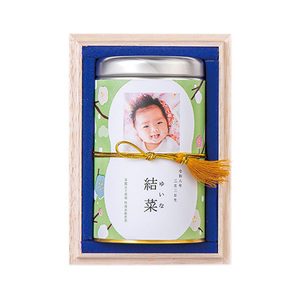 写真入り名入れ 伊藤茶園 木箱入りフォトカン宇治茶