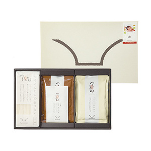 写真入り名入れ つるとんたん かけ・カレー・クリームのおうどん3人前