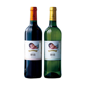 写真入り名入れ ボルドー赤白ワインセットB