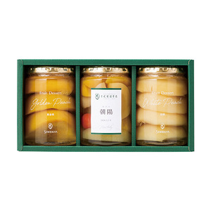 日本橋 千疋屋総本店 名入れフルーツポンチ・デザート3瓶詰合せ