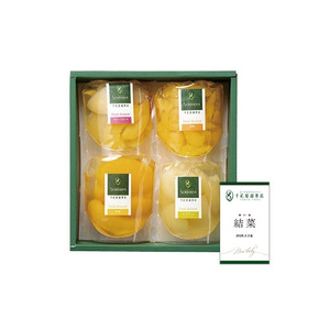 日本橋 千疋屋総本店 名入れフルーツデザートミニパック4袋入