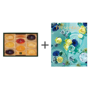 日本橋 千疋屋総本店 ピュアフルーツジェリー8個入りとカタログギフト プレゼンテージエクセレント ポロネーズ