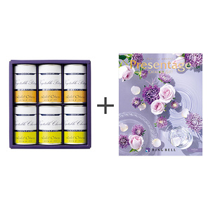 ホテルオークラ スープ缶詰6個詰合せとカタログギフト プレゼンテージ ビオラ