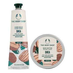 ザボディショップ ミニボディバター＆ハンドバームセット