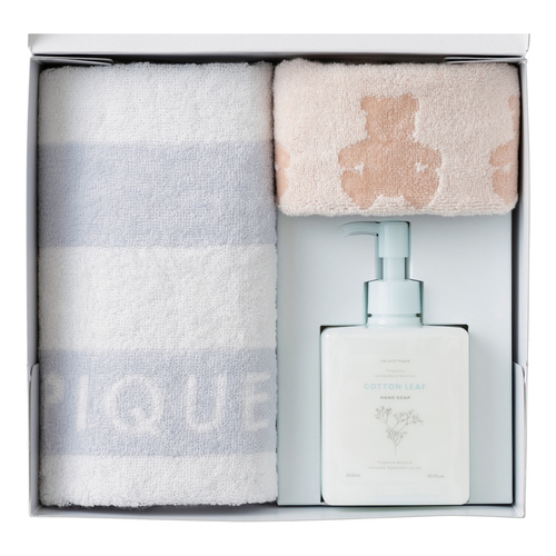 ジェラート ピケ ベア柄タオル&ハンドソープセット