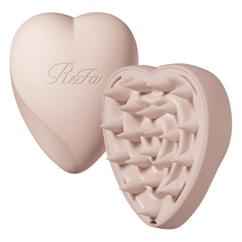 リファ ハートブラシ フォースカルプ マットモカ