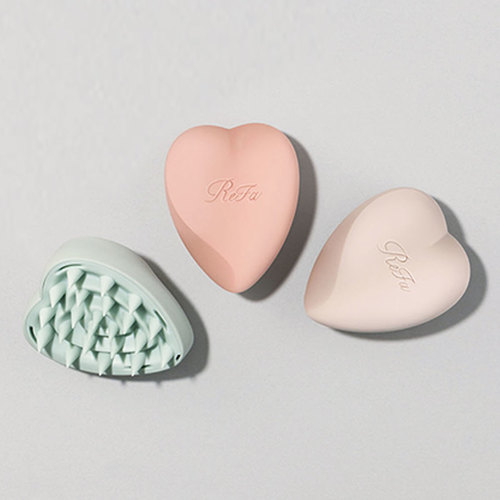 リファ ハートブラシ フォースカルプ マットモカ