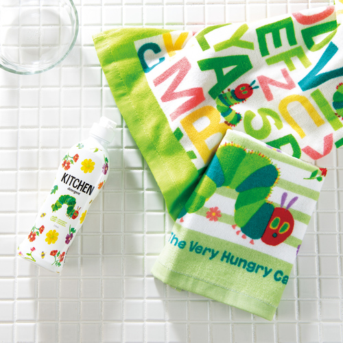 はらぺこあおむし 名入れ キッチン洗剤タオルセットA