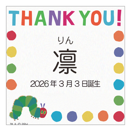 はらぺこあおむし 名入れ キッチン洗剤タオルセットA
