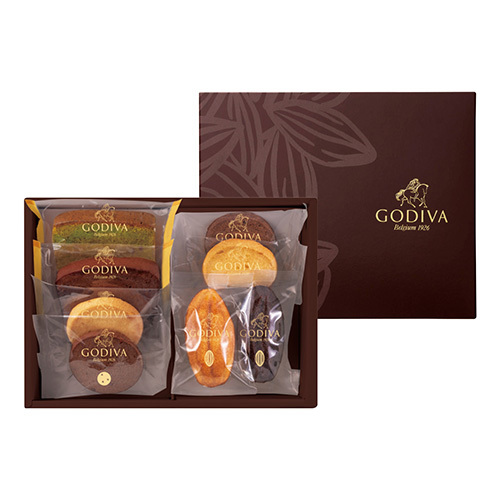 ゴディバ パティスリーアソートメント8個入とリラホーム タオルセット