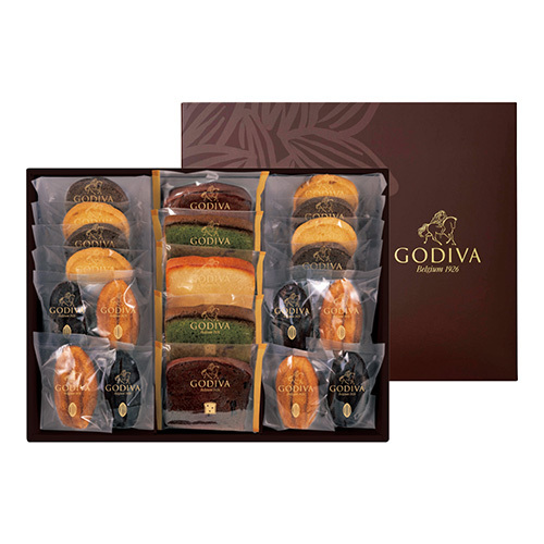 ゴディバ パティスリーアソートメント21個入とTHE HOTEL フェイスタオル2枚セット