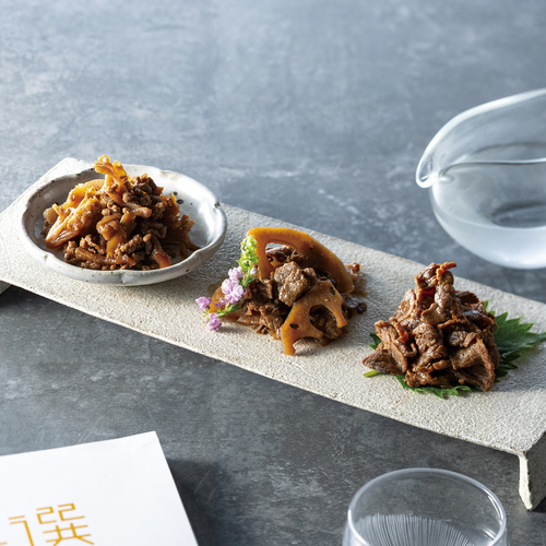 浅草今半 牛肉佃煮詰合せとカタログギフト 百花一選 くちなし