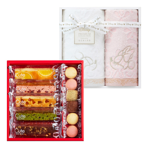 ひととえ キュートセレクションＣと ディズニー タオルセット