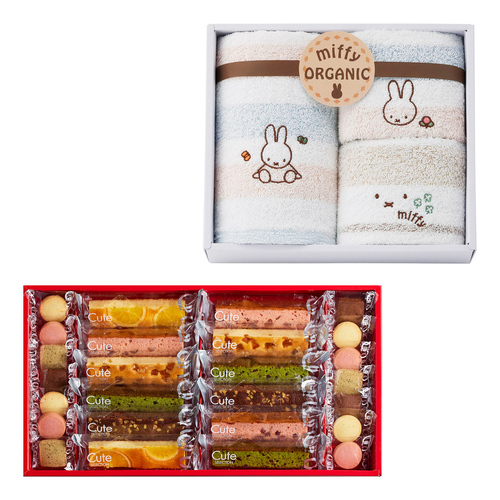 ひととえ キュートセレクションBとミッフィー タオルセットB