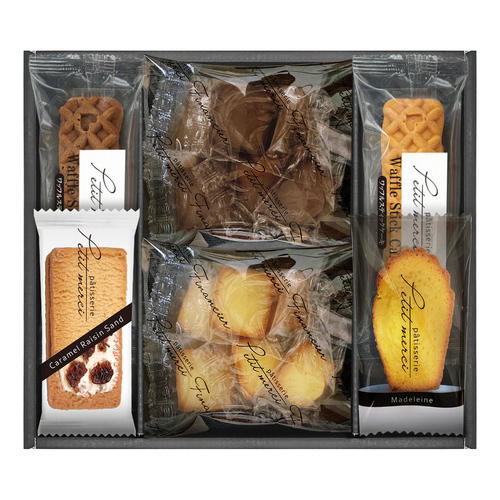 スヌーピー チェック ウォッシュタオル2枚セットとプチメルシ ガトーセレクションB