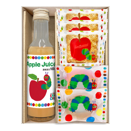 はらぺこあおむし ジュース&スイーツとウォッシュタオルセット