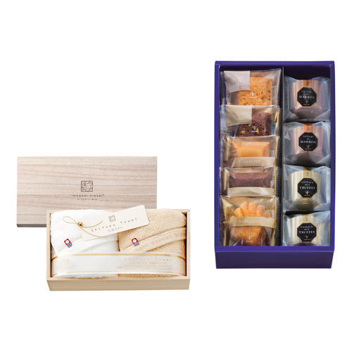 銀座ブールミッシュ ギフトセットAと今治謹製 至福タオルA