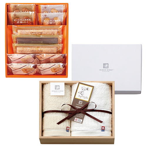 ガトー・ド・ボワイヤージュ 馬車道コレクションＡと今治謹製 オーガニックタオル タオルセットA