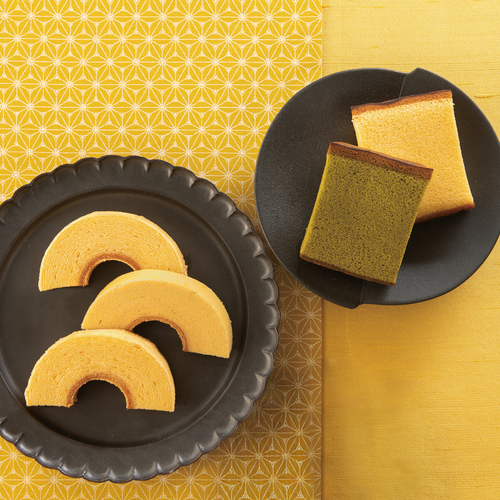 烏鶏庵 烏骨鶏かすていら・バームクーヘン詰合せ