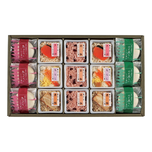 わらびの里 料亭一膳（9個入）と最中スープ