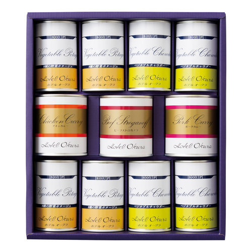 ホテルオークラ スープ・調理缶詰 詰合せA