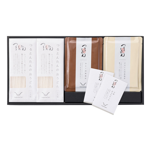 つるとんたん かけ・カレー・クリームのおうどん6人前