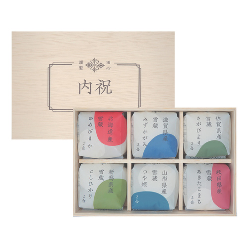 越後ファーム 銘柄米食べ比べ6種