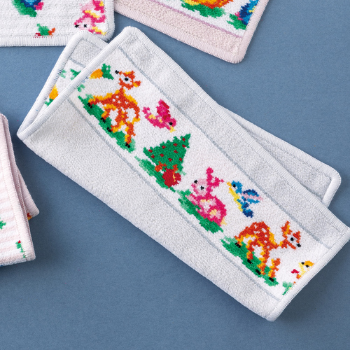 フェイラー ティップトップフォレストボーダー ハンカチ