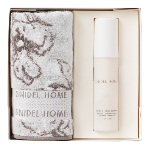 スナイデルホーム ハンドタオル&ハンド&ボディミルクセット