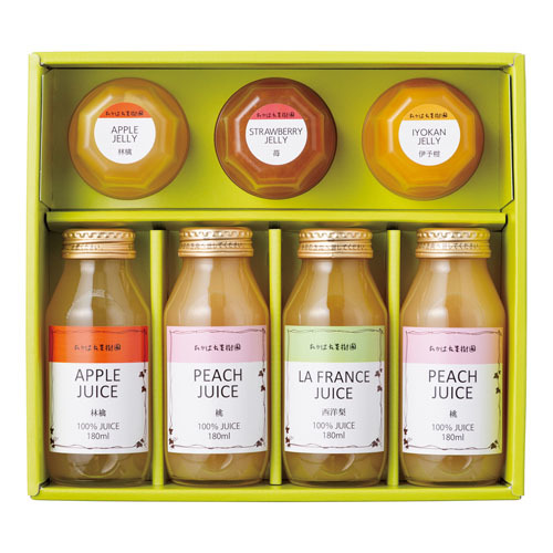 たかはた果樹園 国産果実ゼリー＆ジュースセット