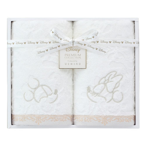 ディズニー プレミアム フェイスタオル2枚セット