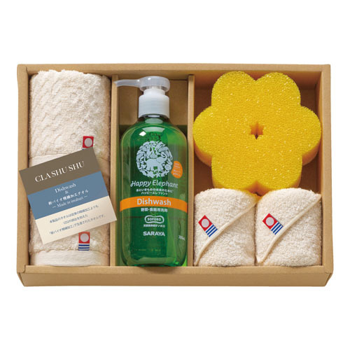 クラシュシュ キッチンソープ＆タオル4枚セット
