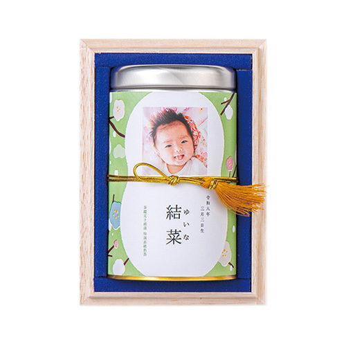 写真入り名入れ 伊藤茶園 木箱入りフォトカン宇治茶