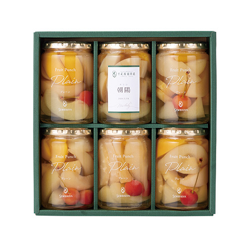 日本橋 千疋屋総本店 名入れフルーツポンチ6瓶入