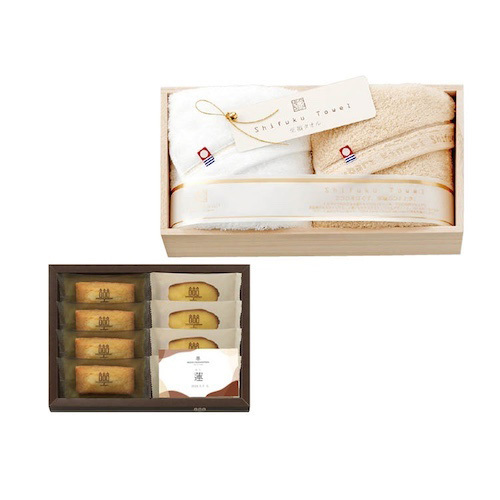 アンリ・シャルパンティエ 名入れ フィナンシェ・マドレーヌ詰合せと今治謹製 至福タオル