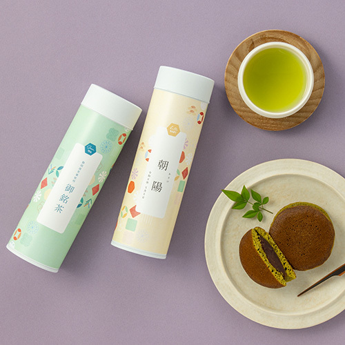 山田園 名入れ抹茶どら焼きと静岡茶Aとカタログギフト 百花一選 はまゆう