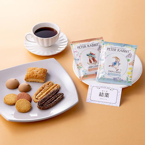 ピーターラビットTM 名入れコーヒー＆スイーツギフトB